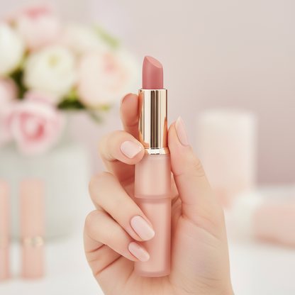 Hand-held lifestyle beauty shot