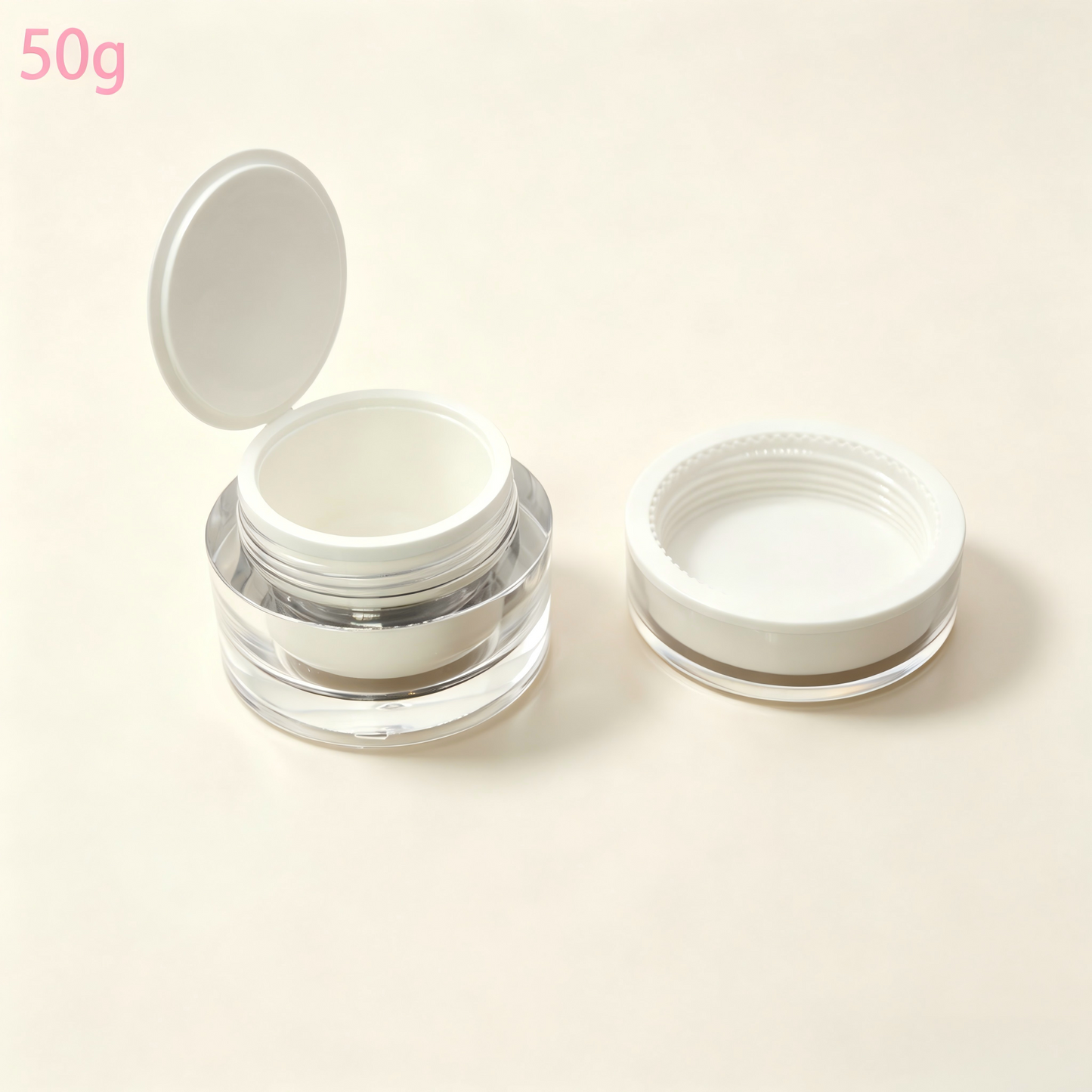 Acrylic Cream Jar 15g-50g | Face Cream | OEM Custom