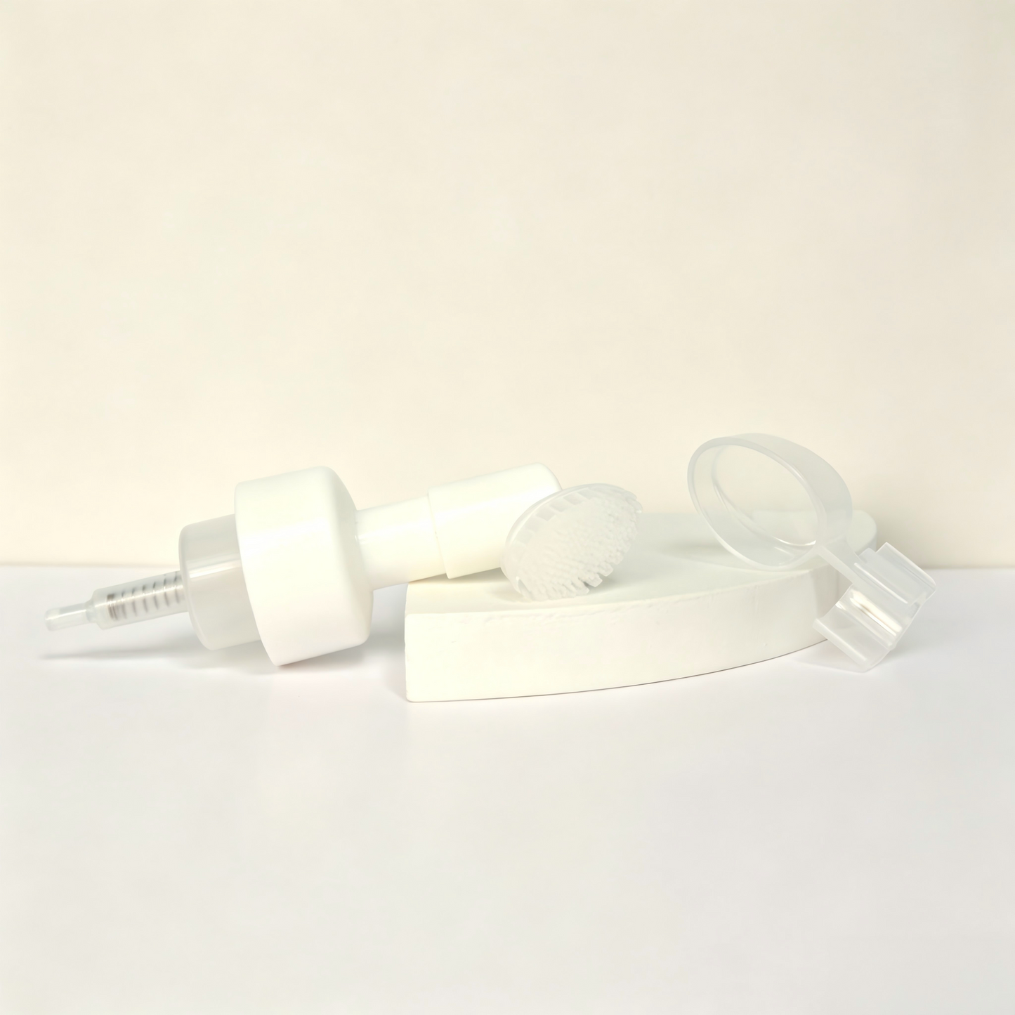 2-in-1 Silicone Brush Foam Pump 43/400 | OEM Custom