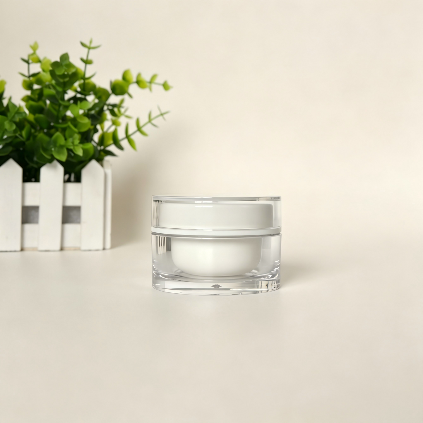 Acrylic Cream Jar 15g-50g | Face Cream | OEM Custom