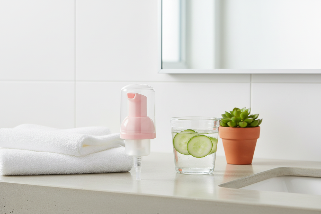 PP Foam Pump with Dust Cap | Hand Soap Cleanser | OEM