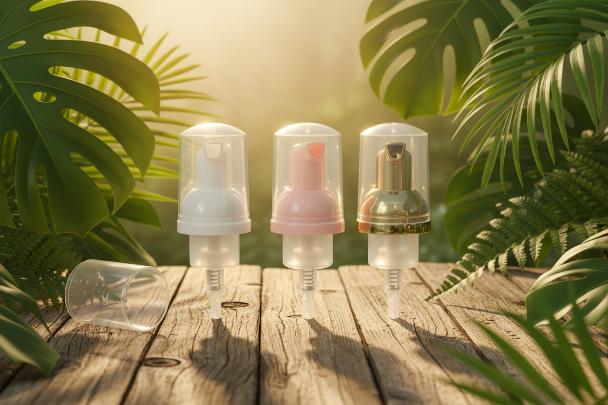 PP Foam Pump with Dust Cap | Hand Soap Cleanser | OEM