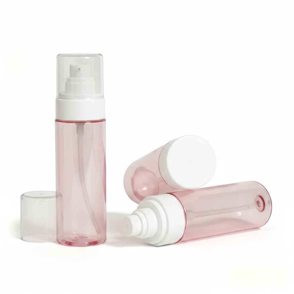 120ml Inverted Lotion Bottle | PET Cosmetic Dispenser Travel Refillable Container