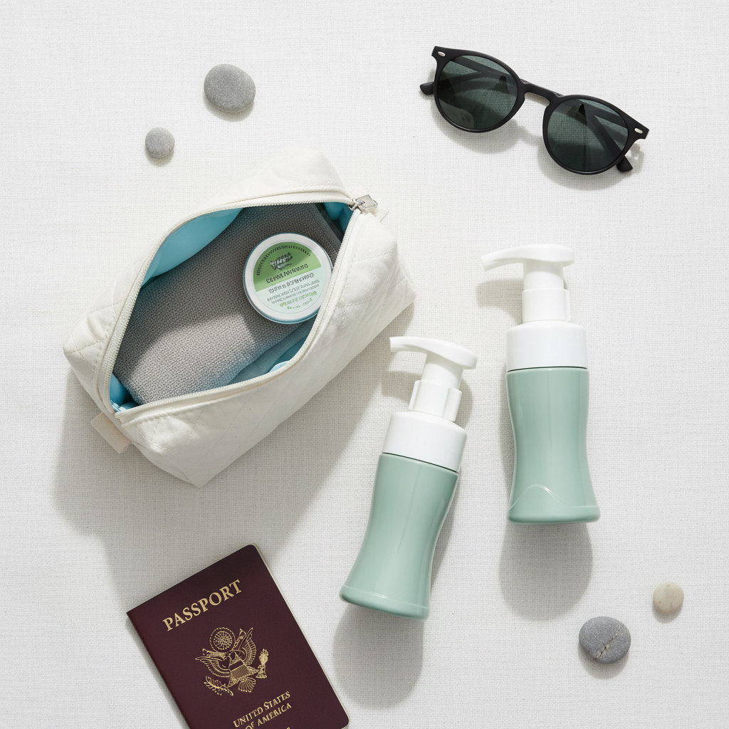 100ml PET Waist-Shape Foaming Pump Bottle | Facial Cleanser & Hand Wash Dispenser